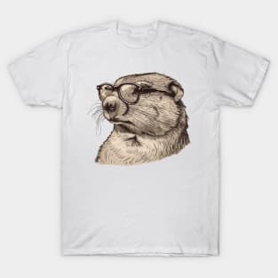 Scholarly Marmot: A Historical Expedition T-Shirt